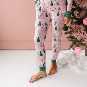 Little Sleepies pink Twinkling Trees Women’s pj pants